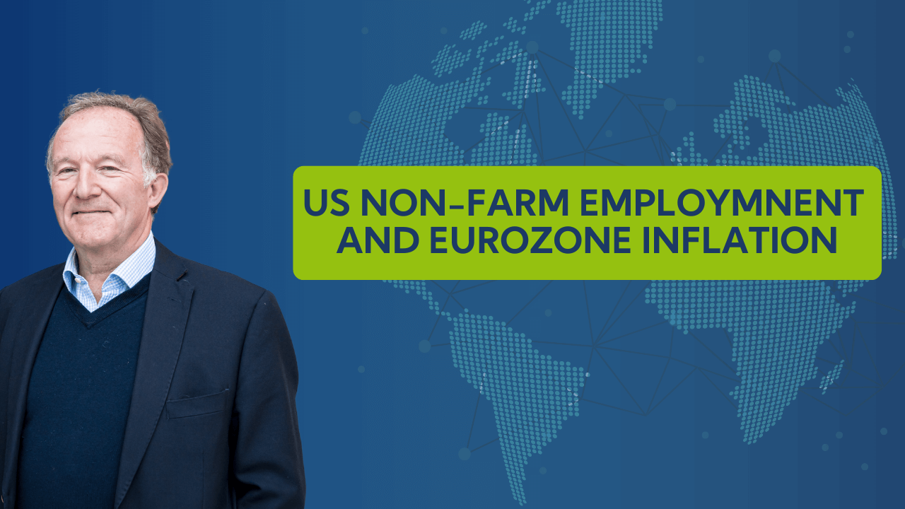 US Non-Farm employmnent and Eurozone inflation